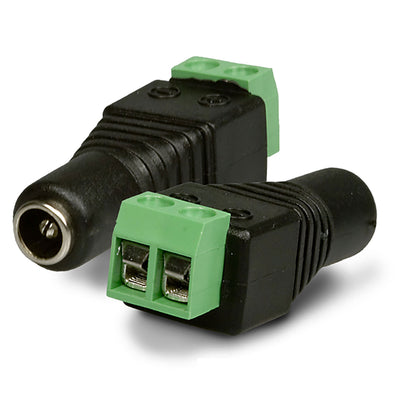 Connector | Ronde bus female naar klemmen | 2-polig