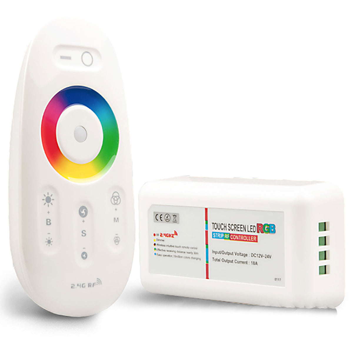 Controller | RGB touch | radio 2,4GHz | 12-24V | 3x4A