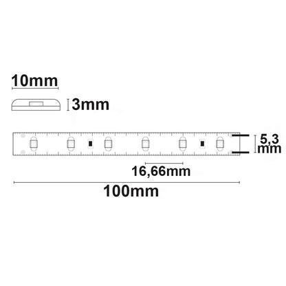 SIL830 | LED-strip | 5m | 3000K | 24V | IP66