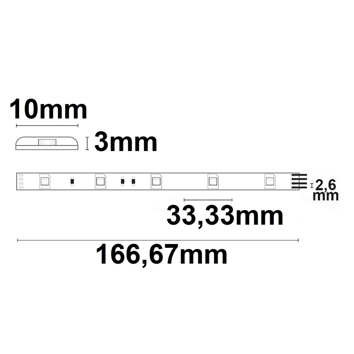 SIL-RGB | LED-strip | 5m | RGB | 7,2W/m | 24V | IP66