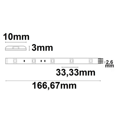 SIL-RGB | LED-strip | 5m | RGB | 7,2W/m | 24V | IP66