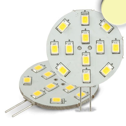 G4 | LED-lamp | 12SMD | pin zijkant | 3000K | 2W