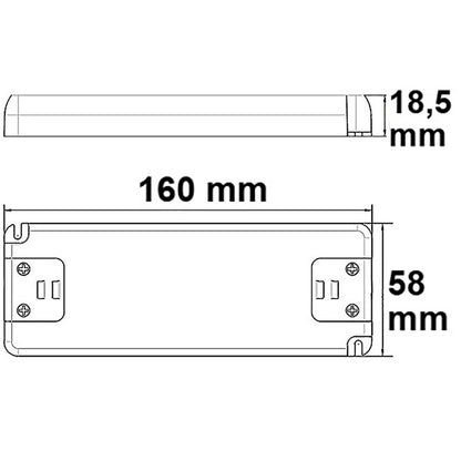 LED driver | 12V | 0-50W | SELV | ultraplat