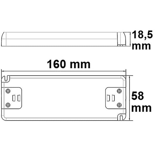 LED driver | 12V | 0-50W | SELV | ultraplat