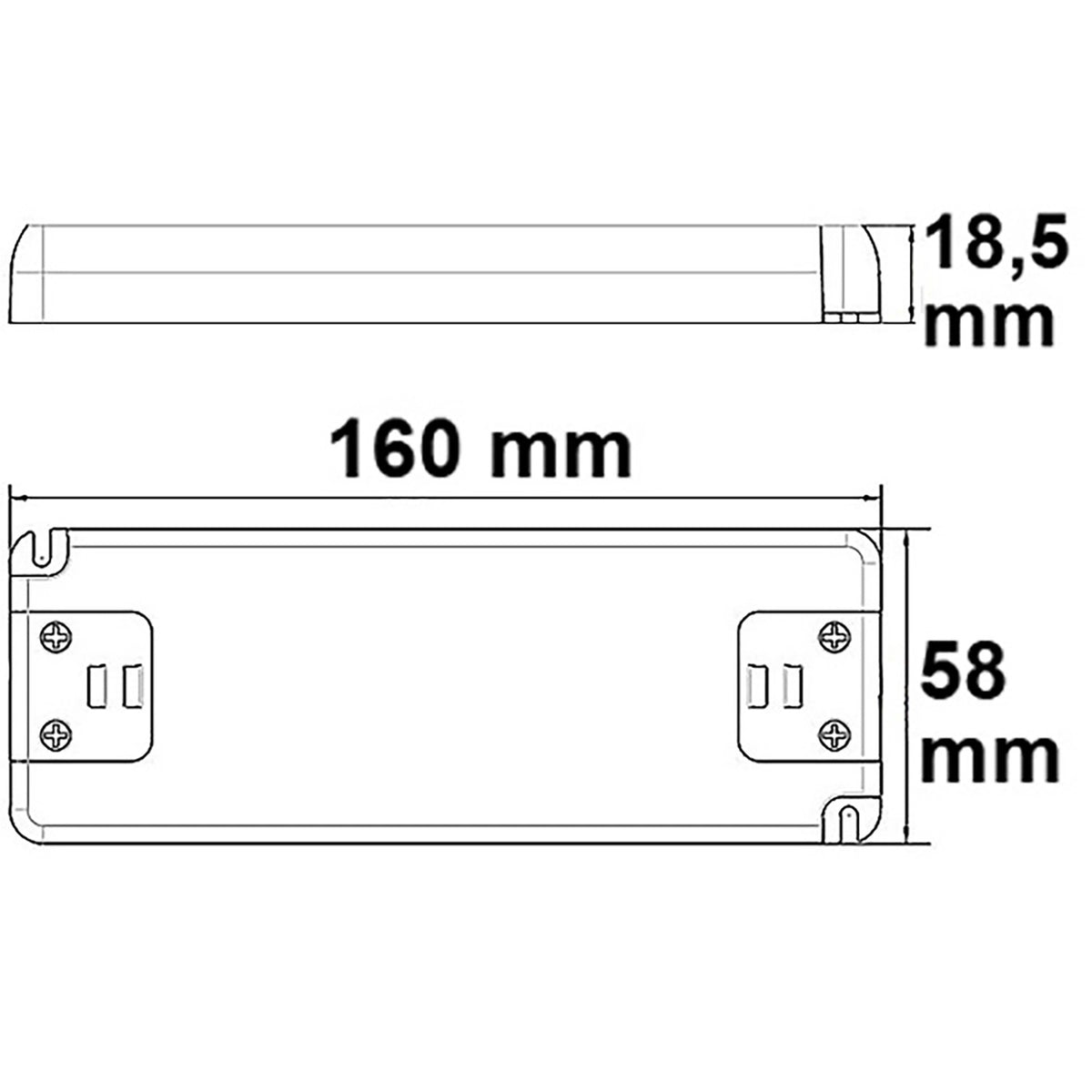 LED driver | 24V | 0-50W | SELV | ultraplat