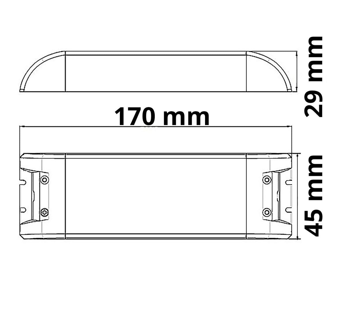 LED driver | 24V | 0-75W | SELV | plat