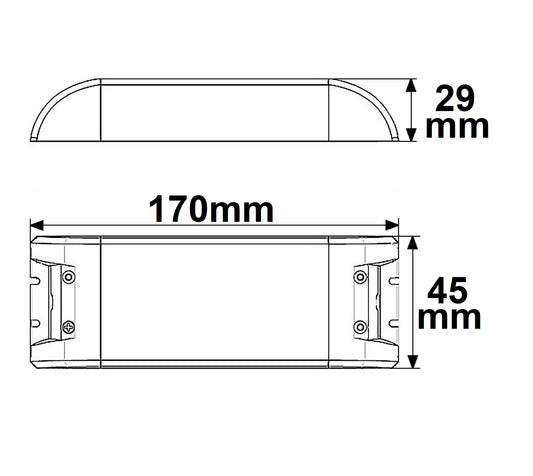 LED driver | 12V | 0-70W | SELV | plat