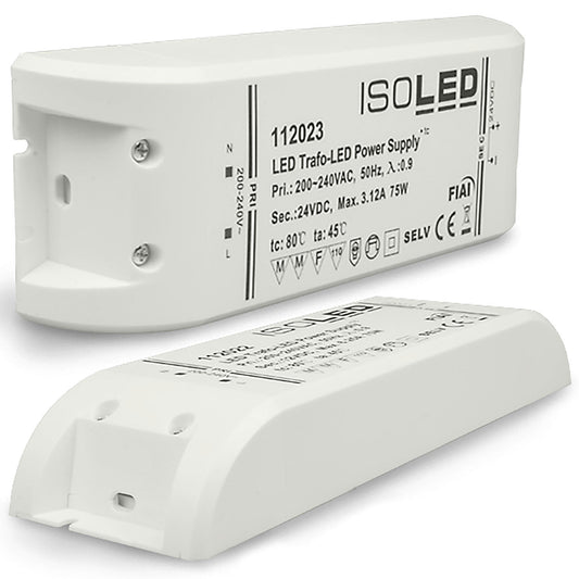 LED driver | 24V | 0-75W | SELV | plat