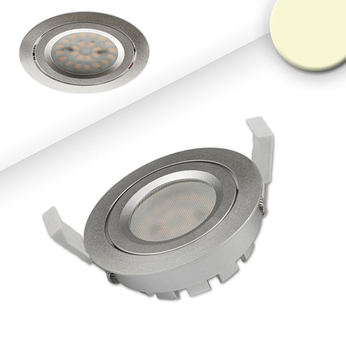 Inbouwspot | rond | 2700K | 8W | 120° | dimbaar