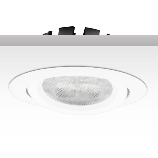 Inbouwspot | rond | 2700K | 8W | 72° | dimbaar | wit
