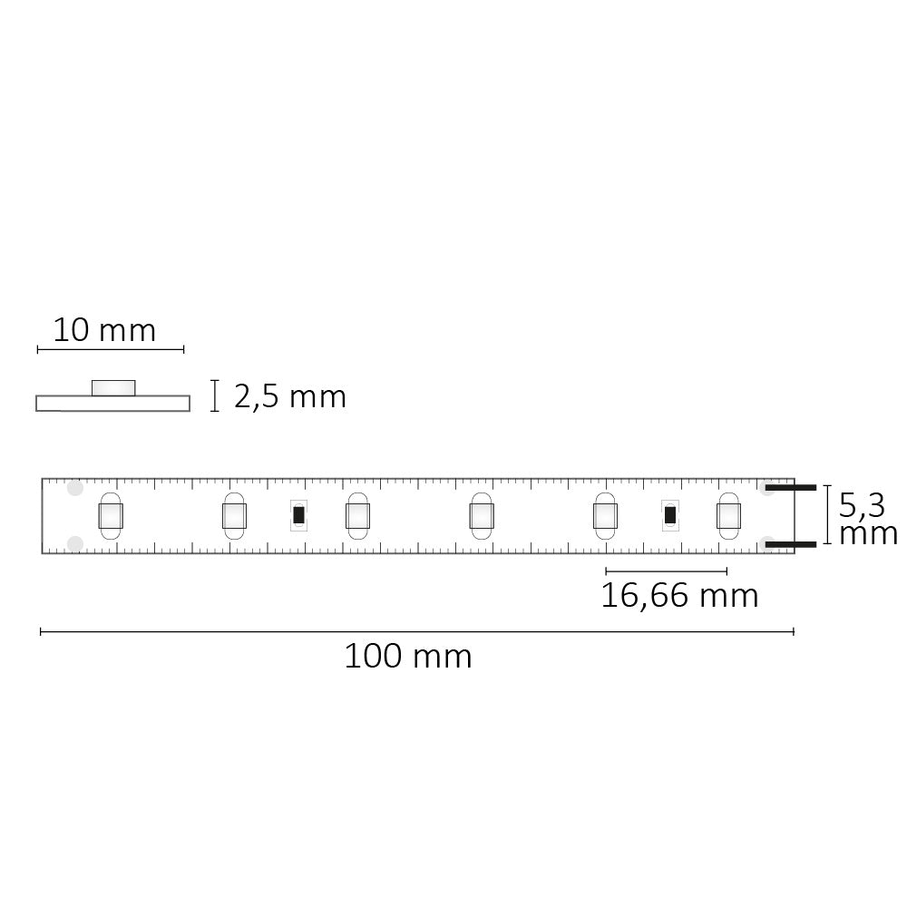SIL825 | LED-strip | 5m | 2500K | 24V | IP20