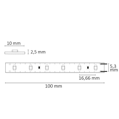 SIL825 | LED-strip | 5m | 2500K | 24V | IP20