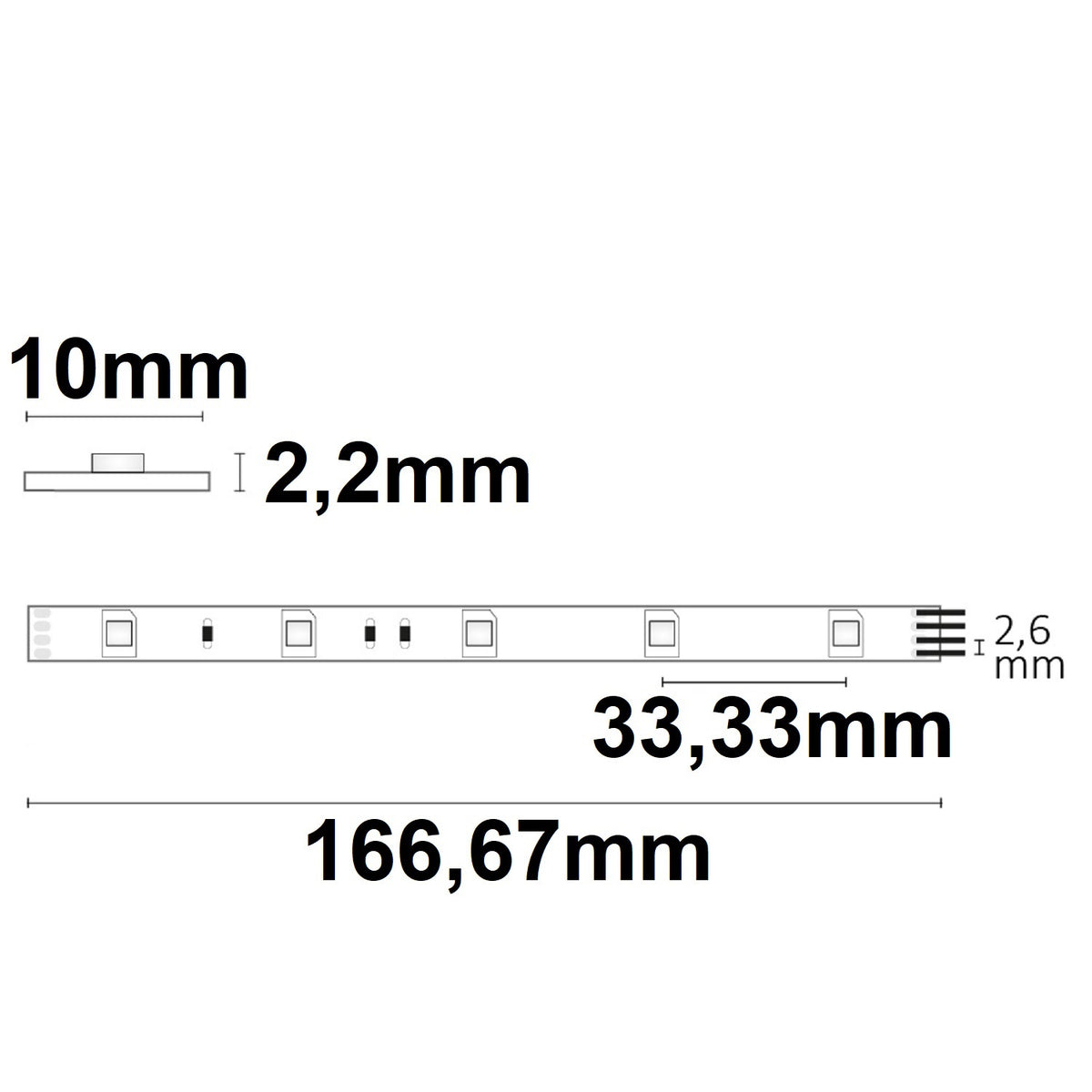 SIL-RGB | LED-strip | 5m | 7,2W/m | 24V | IP20