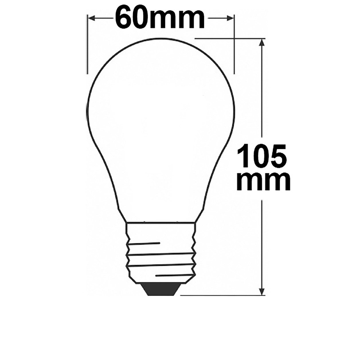 Vintage Line | LED-lamp | E27 bulb | ultrawarm wit | dimbaar | 8W