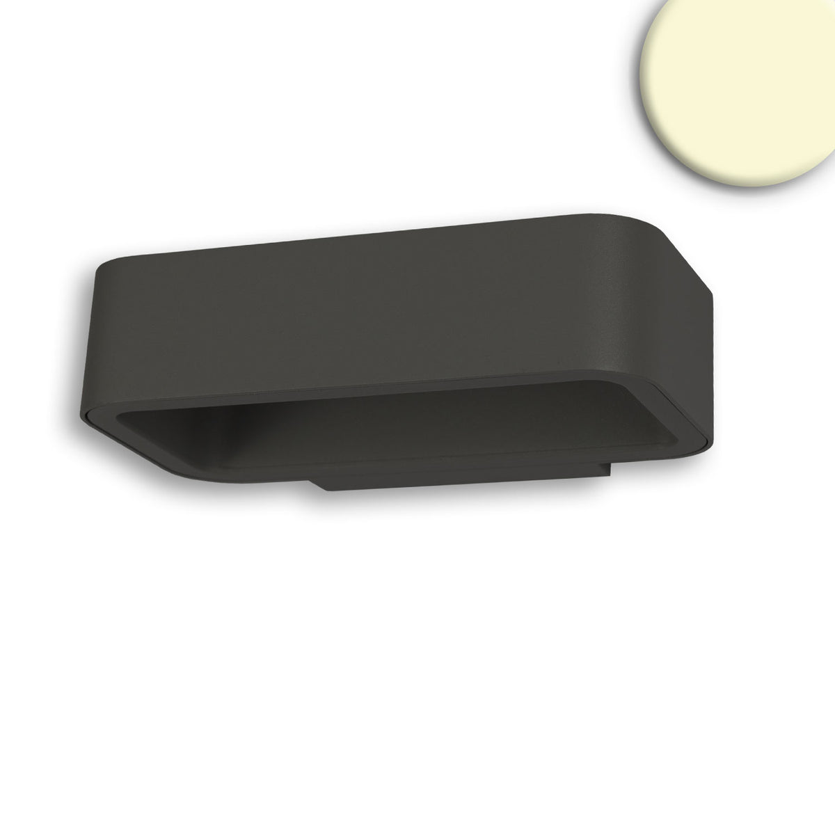 Buitenwandlamp | Up&Down | 1x7W CREE | warm wit | IP54 | antraciet
