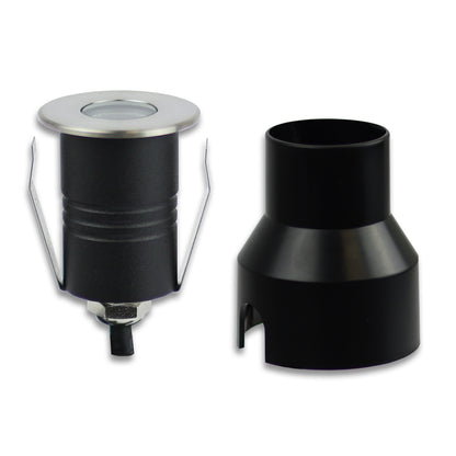 Grondspot | inbouw | RVS | 2W | warm wit | 60° | 12V | IP67