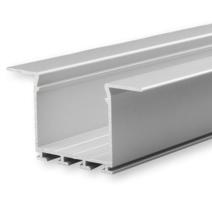WING20 | Aluminium profiel | inbouw met rechte flens | geanodiseerd | 200cm