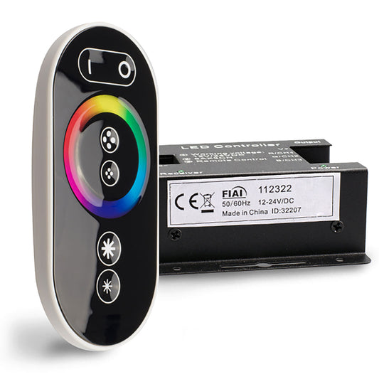 Controller | RGB touch | radio | vlak | 12-24V | 3x6A