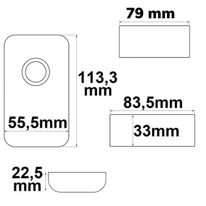 Dimmer | touch radio | 1-kanaals | 12-24V | 9A