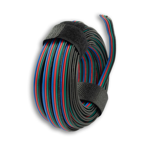 Kabel | RGB 4-polig 0,50mm² H03VH-H | rol 10m