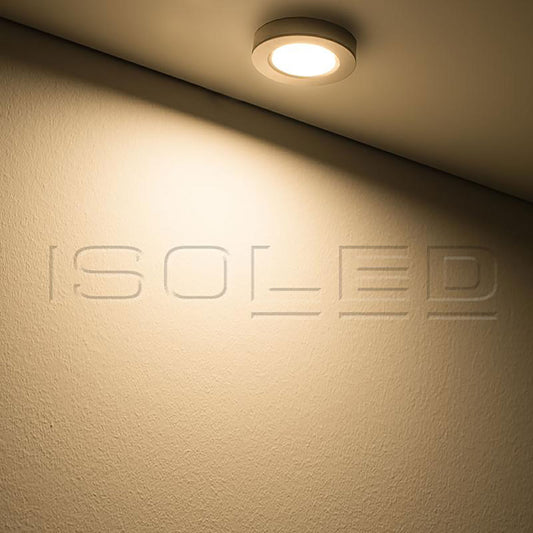 MiniAMP Slim | Inbouwspot | inbouw/onderbouw | 3W | warm wit | 24V | IP52 | dimbaar | zilver