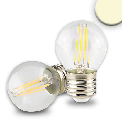 LED-lamp | E27 kogel | helder | 2700K | 4W | dimbaar