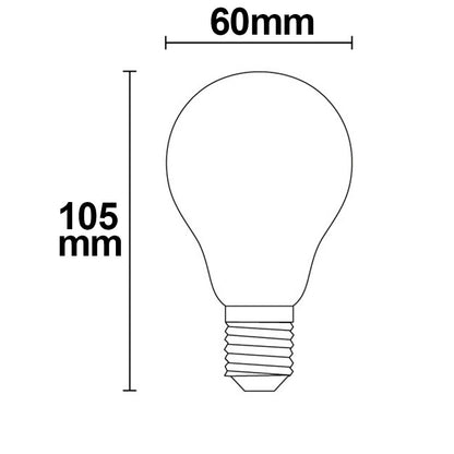 LED-lamp | E27 bulb | opaal | dimbaar