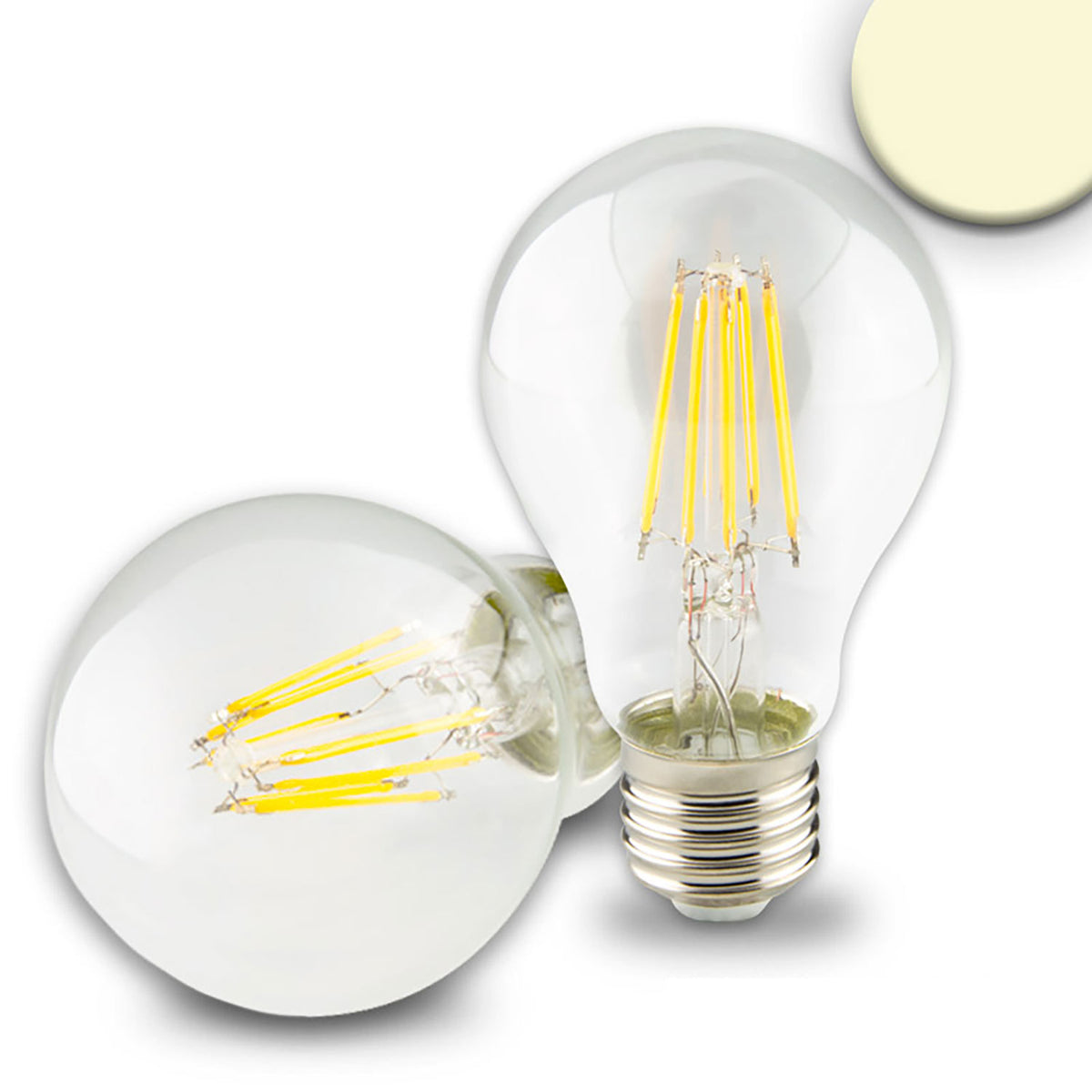LED-lamp | E27 peer | helder | 2700K | dimbaar