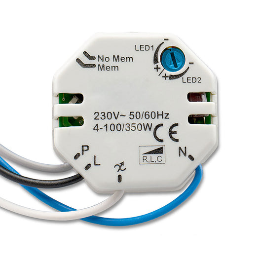 Dimmer | universeel Push | voor 230V LED | 300VA