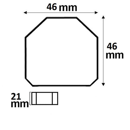 Dimmer | universeel Push PWM | 1 kanaal | 12-24V 8A | 36-48V 6A