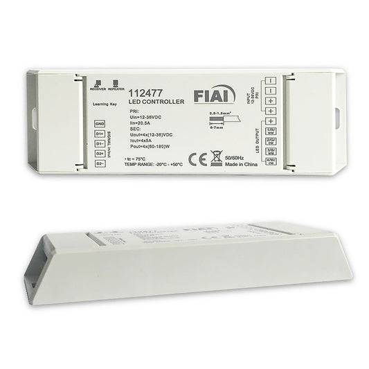 Sys-One | Dimmer | draadloos PWM | 4 kanalen | 12-36V | 4x5A