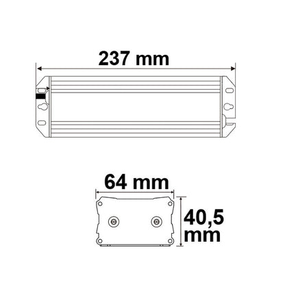 LED driver | 12V | 20-100W | dimbaar | IP65