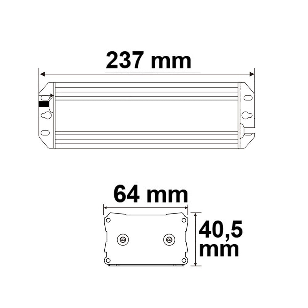 LED driver | 24V | 20-100W | dimbaar | IP65