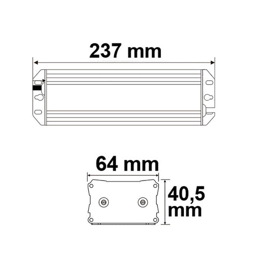 LED driver | 24V | 20-100W | dimbaar | IP65