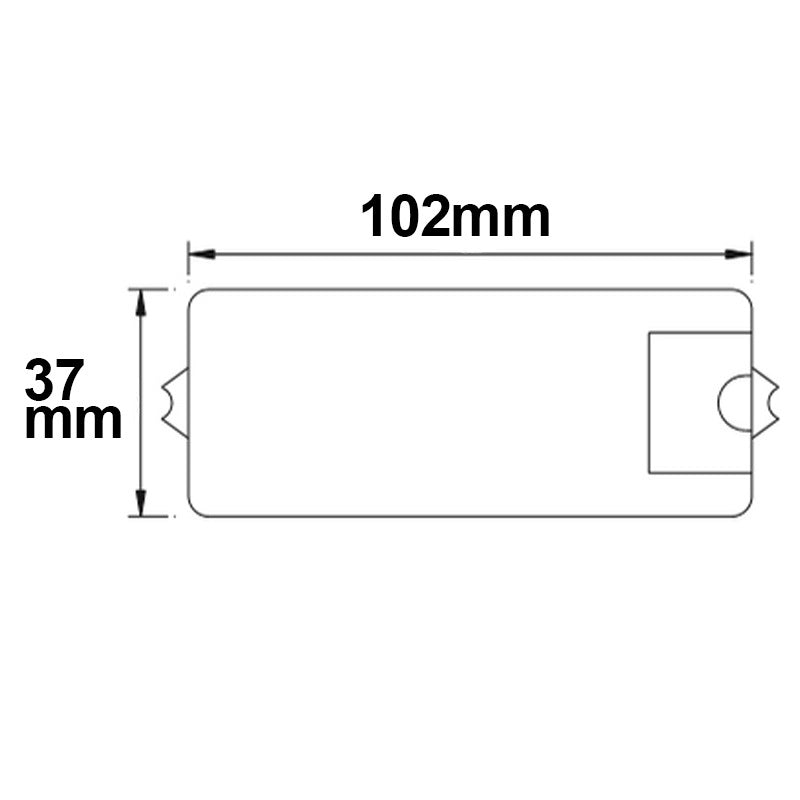 Sys-One | Dimmer | draadloos/Push PWM | 1 kanaal | 12-36V 8A | 48V 4A