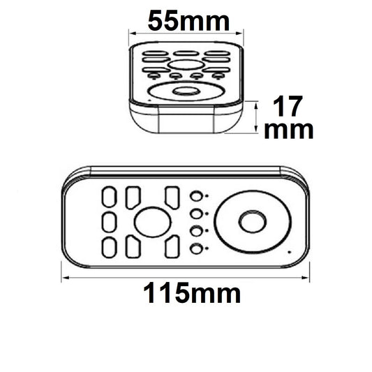 Sys-One | Afstandsbediening | dynamic white | 4 zones | multifunctioneel