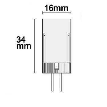 LED-lamp | G4 | 33SMD | 3,5W