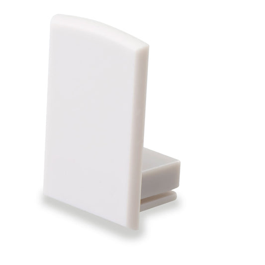 SURF12 RAIL | Profielaccessoire | Eindkap EC16 | met COVER4 | zonder kabeluitgang | PVC
