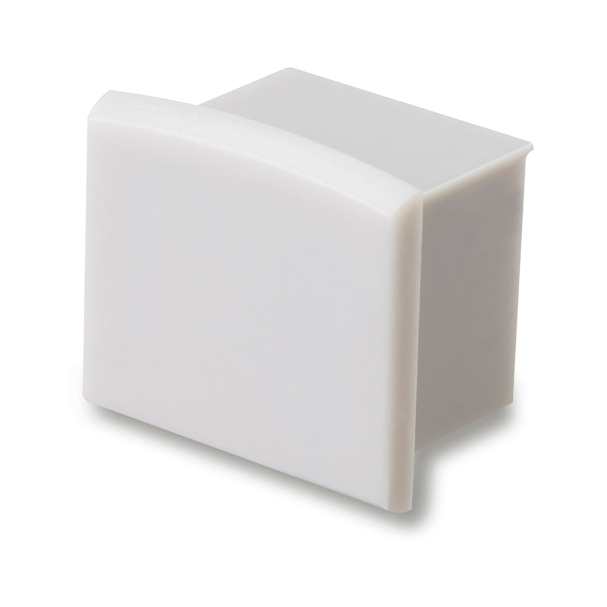SURF12 BORDERLESS | Profielaccessoire | Eindkap EC10 | met COVER3 | zonder kabeluitgang | PVC