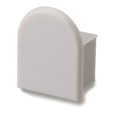 SURF12 RAIL | Profielaccessoire | Eindkap EC19 | met COVER5 | zonder kabeluitgang | PVC
