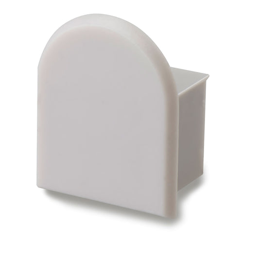 SURF12 RAIL | Profielaccessoire | Eindkap EC19 | met COVER5 | zonder kabeluitgang | PVC