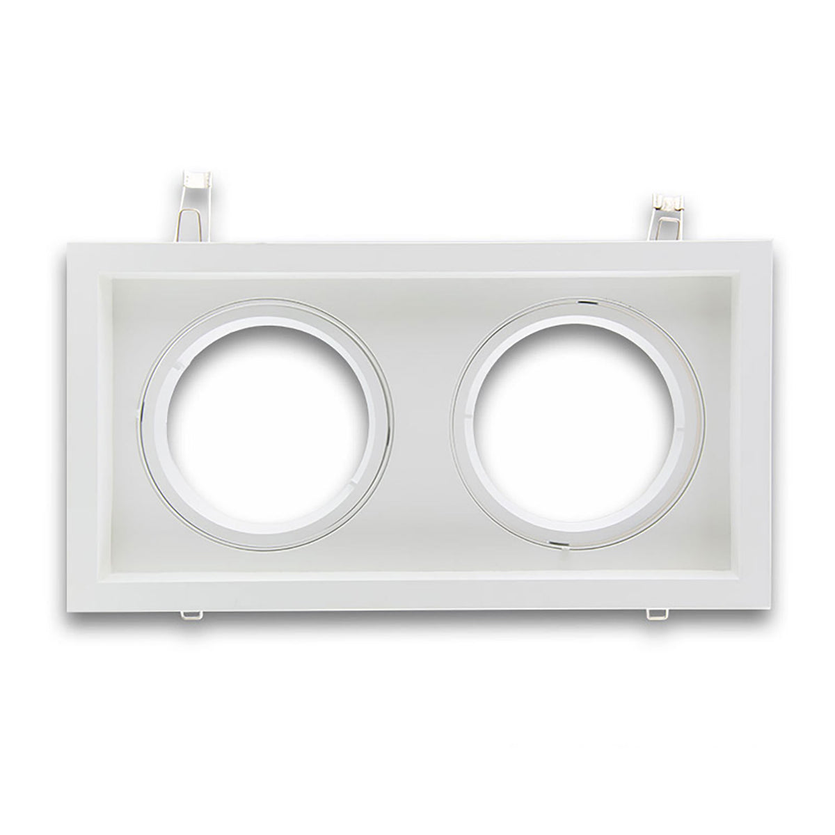 AR111 | Inbouwframe | vierkant | 2-voudig | kantelbaar