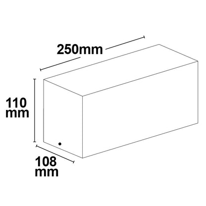 Box-II | Buitenwandlamp | 1xE27 | IP54 | exclusief lichtbron