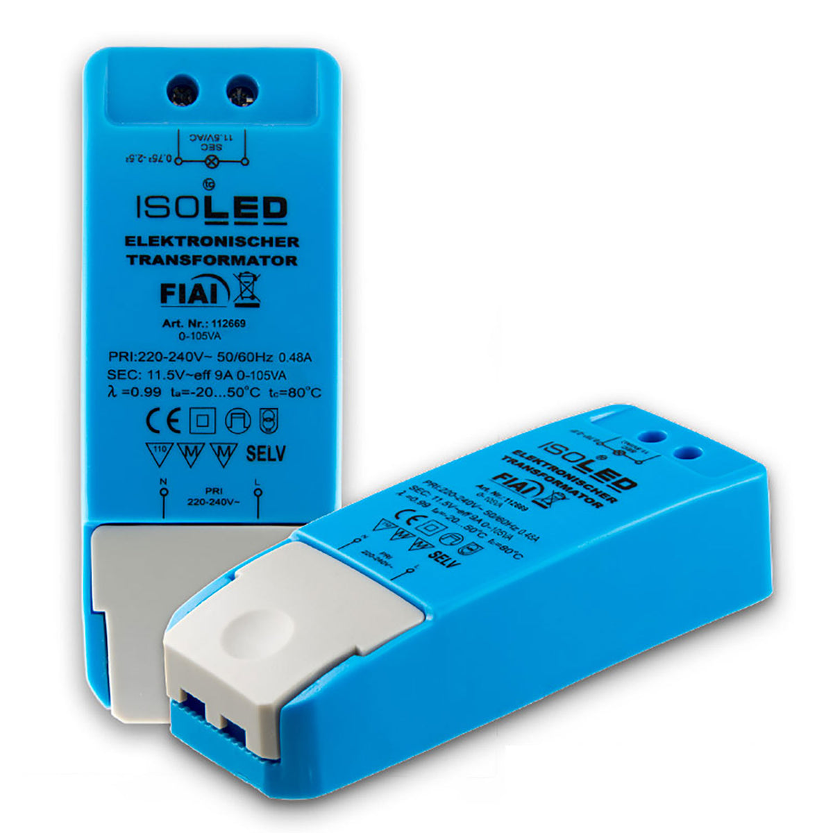 LED driver | 12V AC | 0-105VA | dimbaar