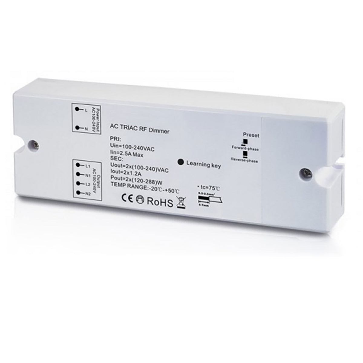 Sys-One | Dimmer | radio | 230V | 2x288VA