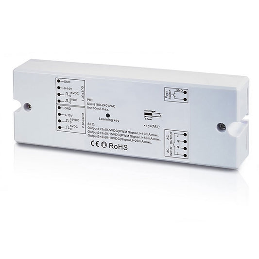 Sys-One | Dimmer | radio/push | 0-10V uitgang | schakelrelais 2000W | 230V