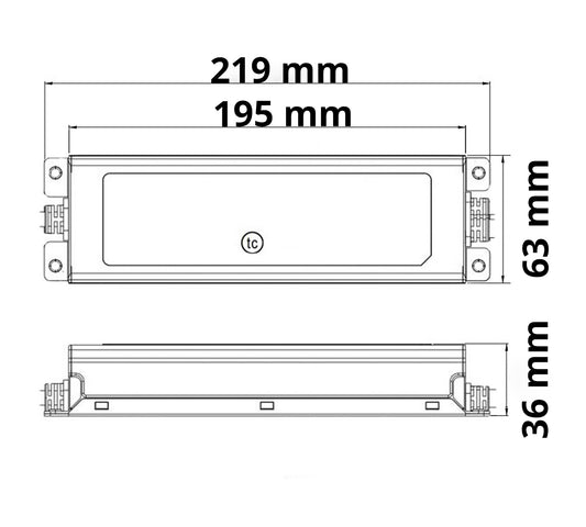 MW ELG-150-24B | LED driver | 24V | 0-150W | 1-10V dimbaar | IP67