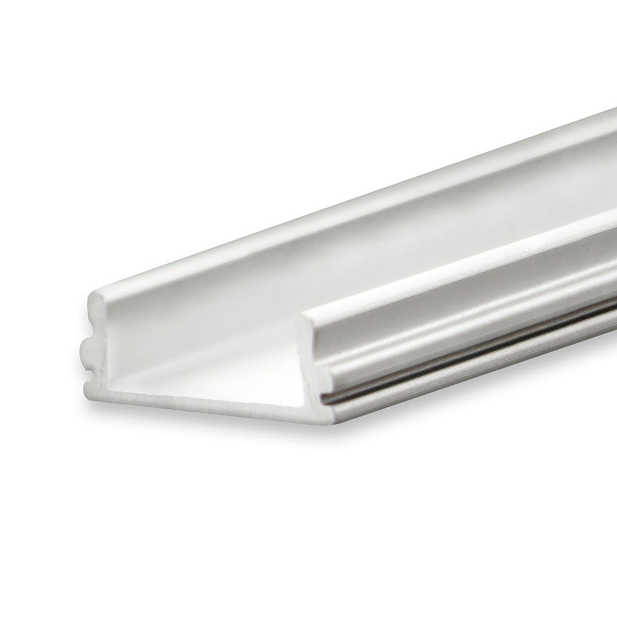 SURF12 BORDERLESS FLAT | Aluminium profiel | opbouw | geanodiseerd | 200cm