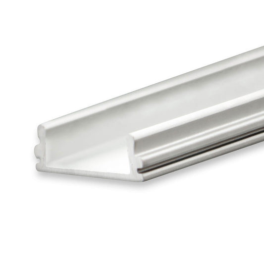 SURF12 BORDERLESS FLAT | Aluminium profiel | opbouw | geanodiseerd | 200cm