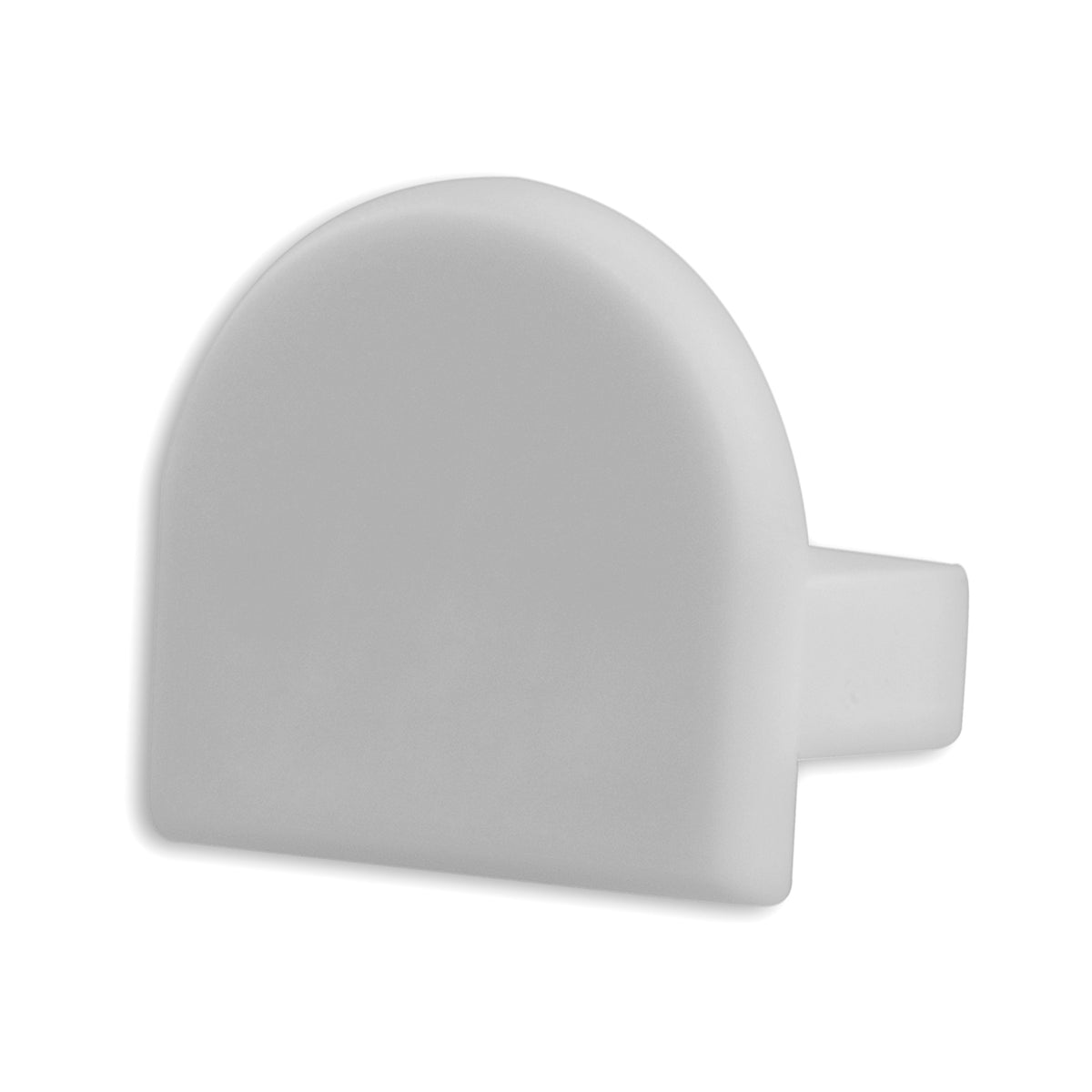 EC37 | Profielaccessoire | eindkap grijs voor SURF12 BORDERLESS FLAT + COVER5 | 1 stuk